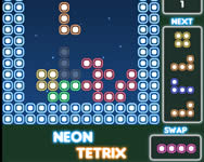 Neon tetrix nyugdíjas HTML5 játék